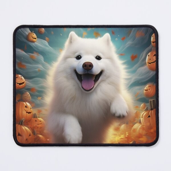 Item preview, Samoyed Halloween Ghost of Fluff designed and sold by ZenEverAI.