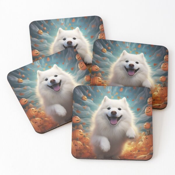 Item preview, Samoyed Halloween Ghost of Fluff designed and sold by ZenEverAI.