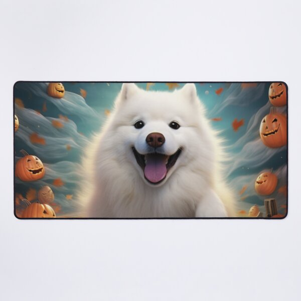Item preview, Samoyed Halloween Ghost of Fluff designed and sold by ZenEverAI.