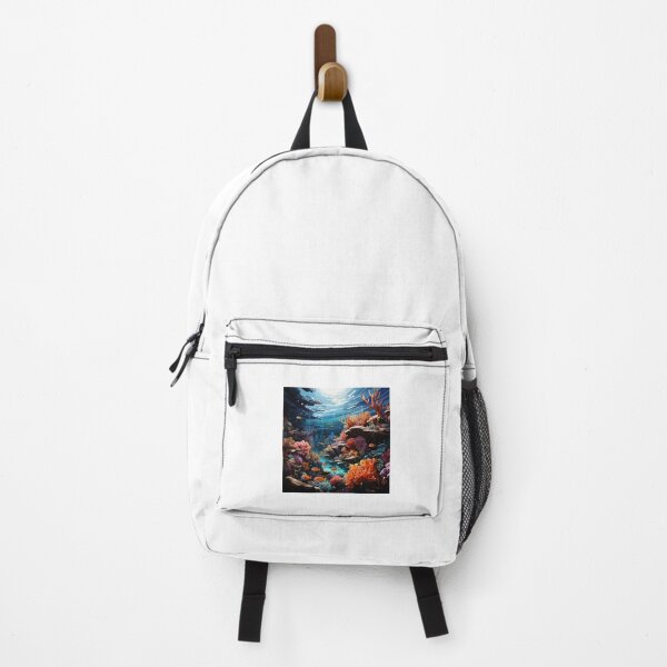 Item preview, Playful aquatic animals in a coral reef designed and sold by KornUHD.