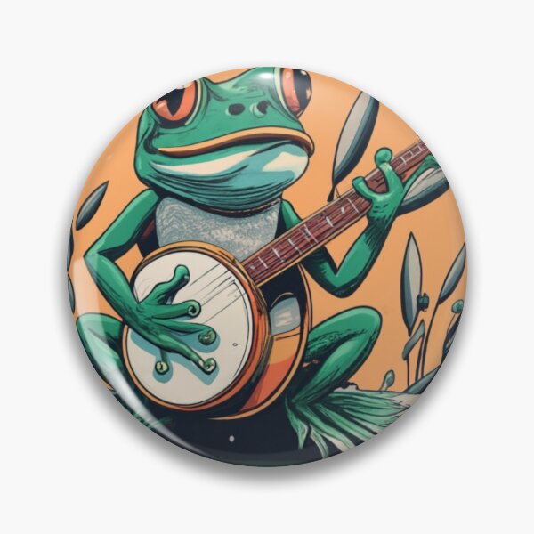 Item preview, banjo frog designed and sold by czarnyfeniks.