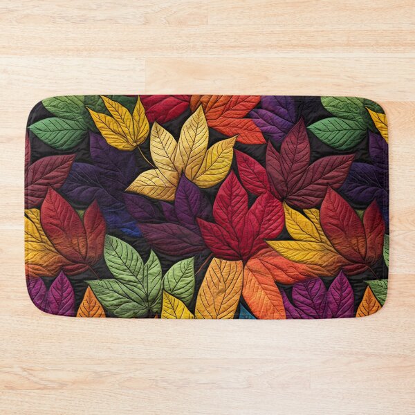 Item preview, Fall Leaves Embroidery designed and sold by Glenn Slingsby.