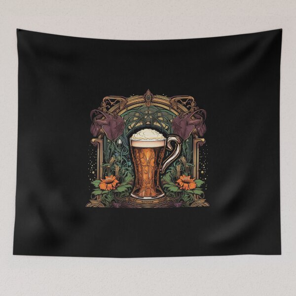 Item preview, Beer Oktoberfest - Art Nouveau Style designed and sold by ArtNouveauChic.