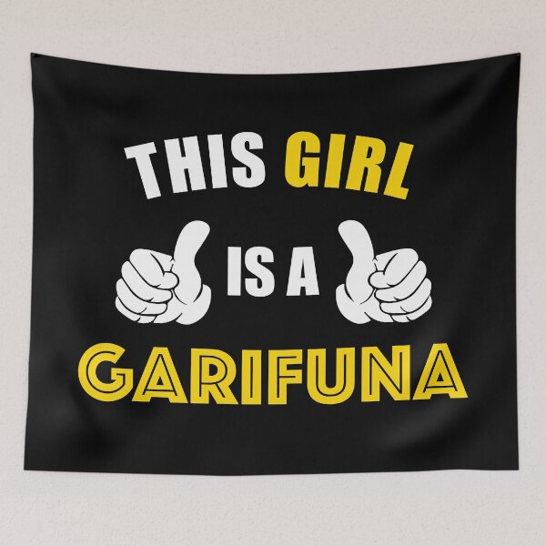 Item preview, This Girl Is A Garifuna White and Yellow designed and sold by NessiCreates.