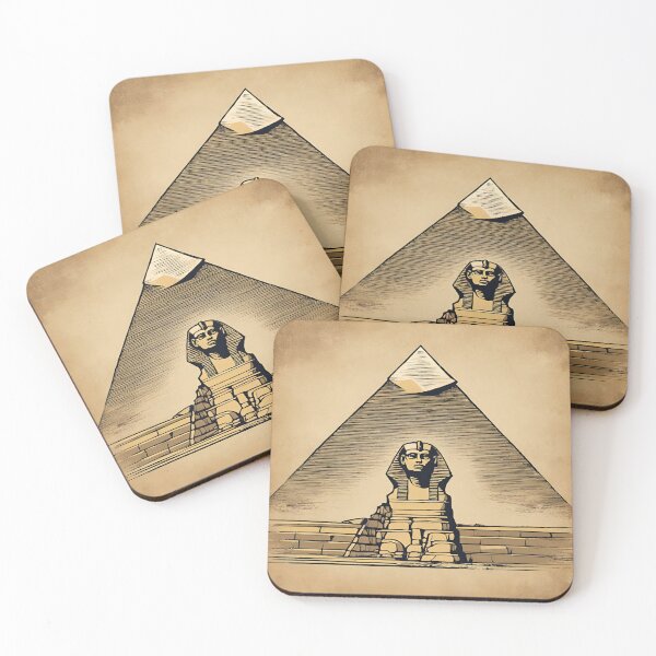 Item preview, Pyramids of Giza Illustration designed and sold by DesignMaxa.