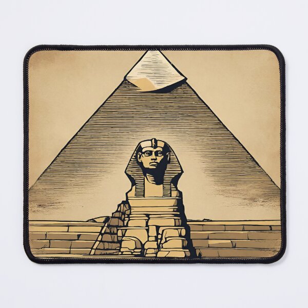 Item preview, Pyramids of Giza Illustration designed and sold by DesignMaxa.