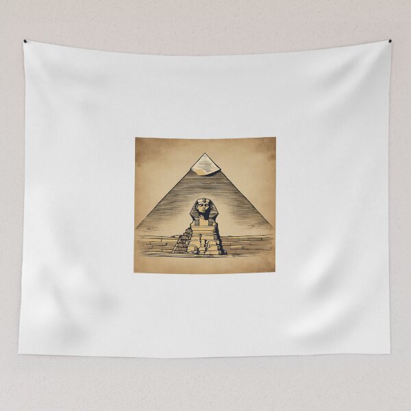 Item preview, Pyramids of Giza Illustration designed and sold by DesignMaxa.