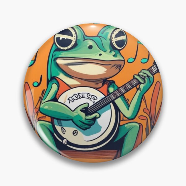 Item preview, banjo frog designed and sold by czarnyfeniks.