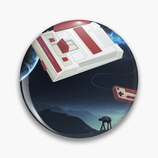 Item preview, Famicom in space designed and sold by NerdyBerlin.
