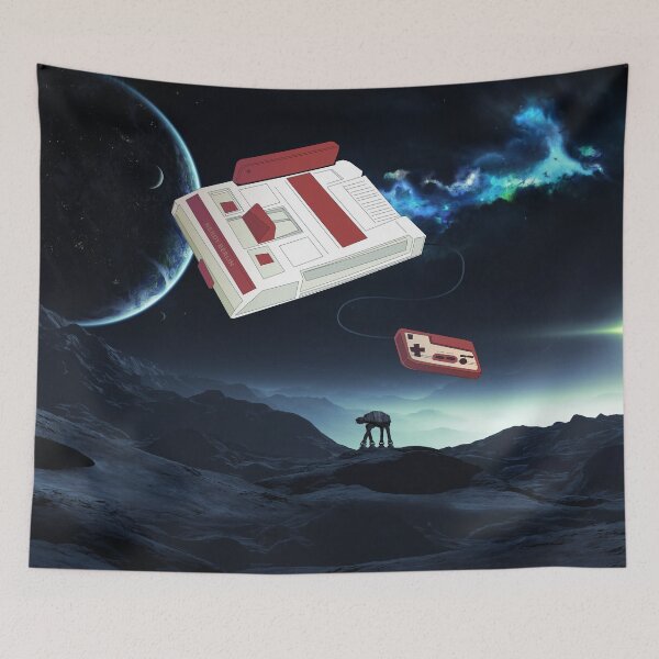 Item preview, Famicom in space designed and sold by NerdyBerlin.