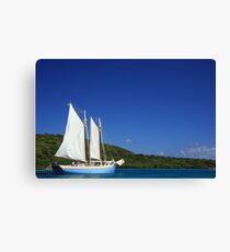 Schooner Canvas Print