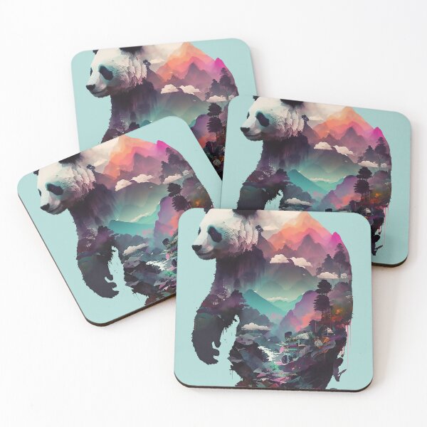 Item preview, Giant Panda in Dream Land designed and sold by WallGarden.