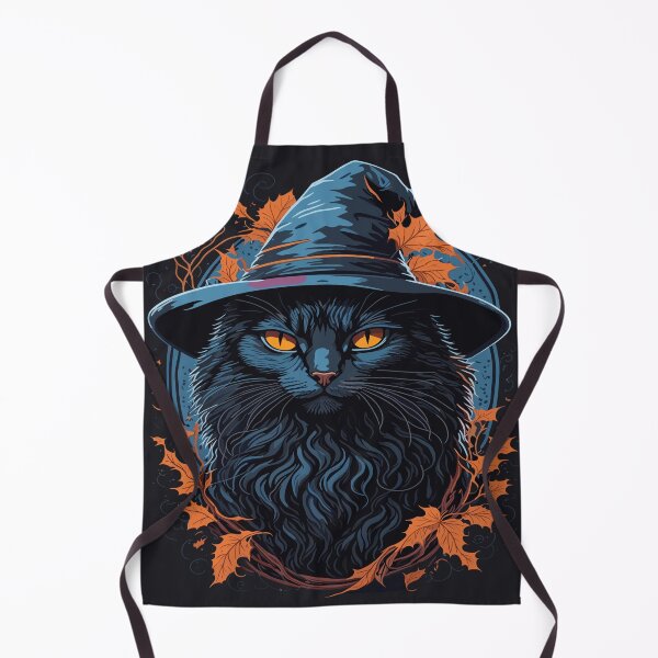 Item preview, Portrait Of A Cat With A Sorcerer's Hat designed and sold by Grafixfun.