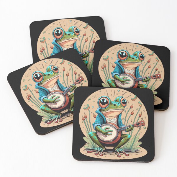 Item preview, banjo frog designed and sold by czarnyfeniks.