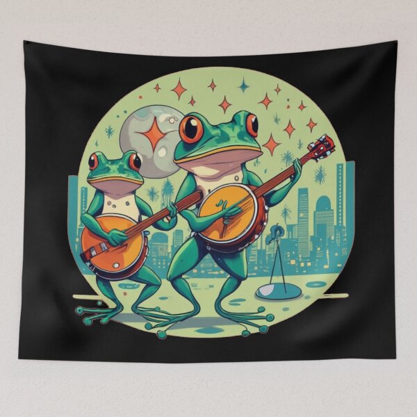 Item preview, banjo frog designed and sold by czarnyfeniks.