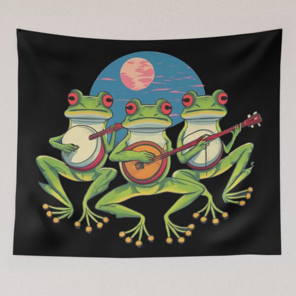 Item preview, banjo frog designed and sold by czarnyfeniks.