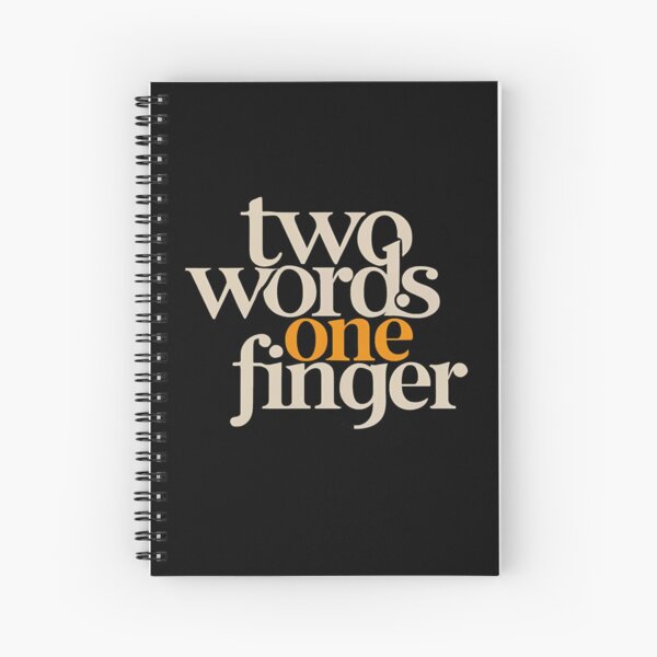 Item preview, Two Words One Finger designed and sold by SAS-Designer.