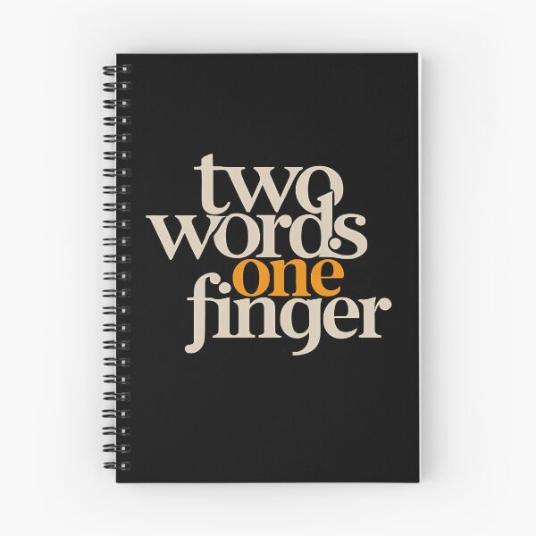 Item preview, Two Words One Finger designed and sold by SAS-Designer.