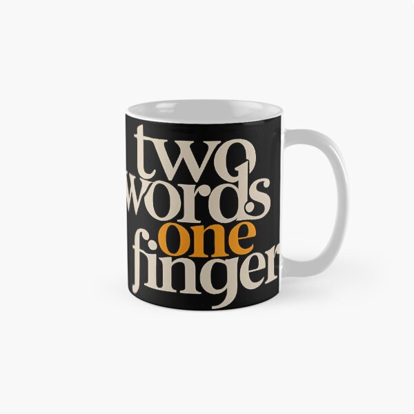 Item preview, Two Words One Finger designed and sold by SAS-Designer.