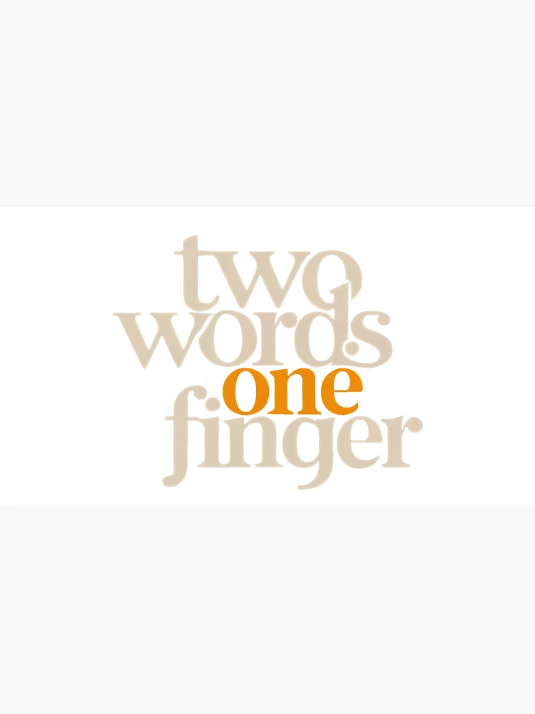 Thumbnail 3 of 3, Cap, Two Words One Finger designed and sold by SAS-Designer.