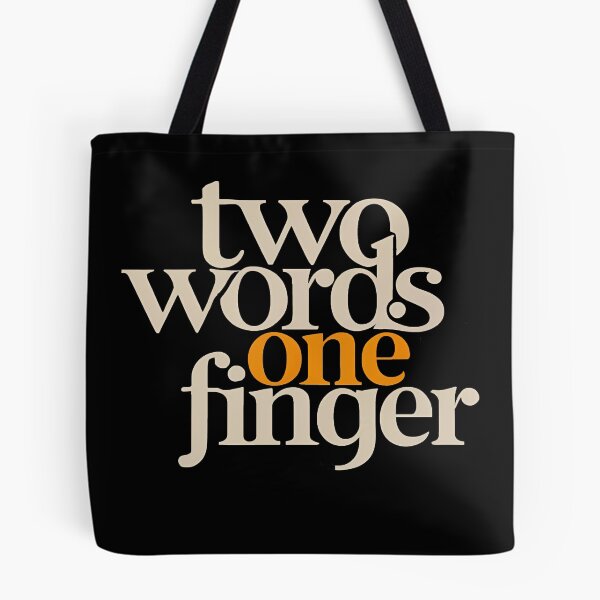 Item preview, Two Words One Finger designed and sold by SAS-Designer.