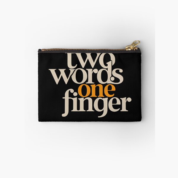 Item preview, Two Words One Finger designed and sold by SAS-Designer.