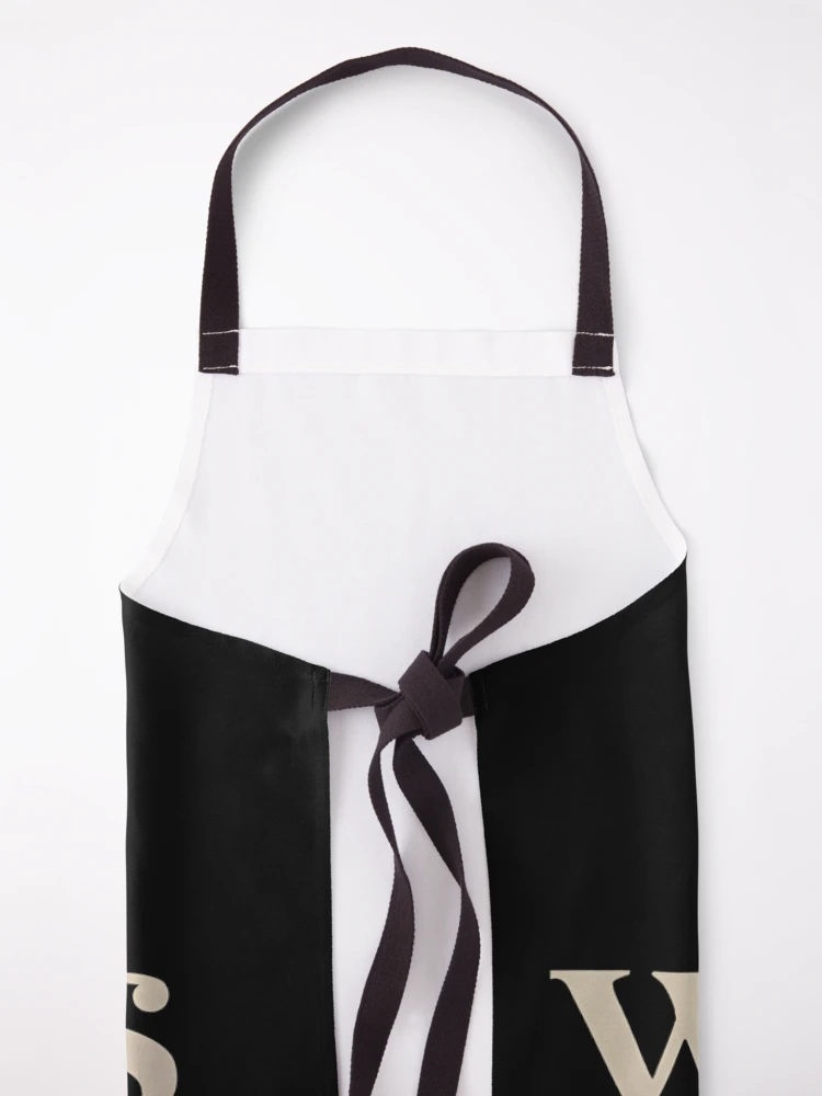 Thumbnail 5 of 6, Apron, Two Words One Finger designed and sold by SAS-Designer.