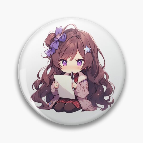 Item preview, Chibi Writer in Progress designed and sold by RaineDDesigns.