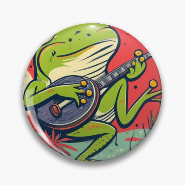 Item preview, banjo frog designed and sold by czarnyfeniks.