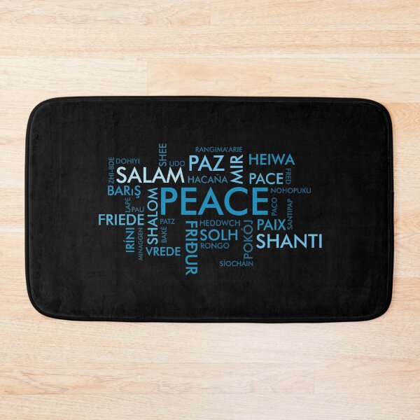 Item preview, PEACE in Different Languages: A Blue Perspective designed and sold by ShubhankarK.