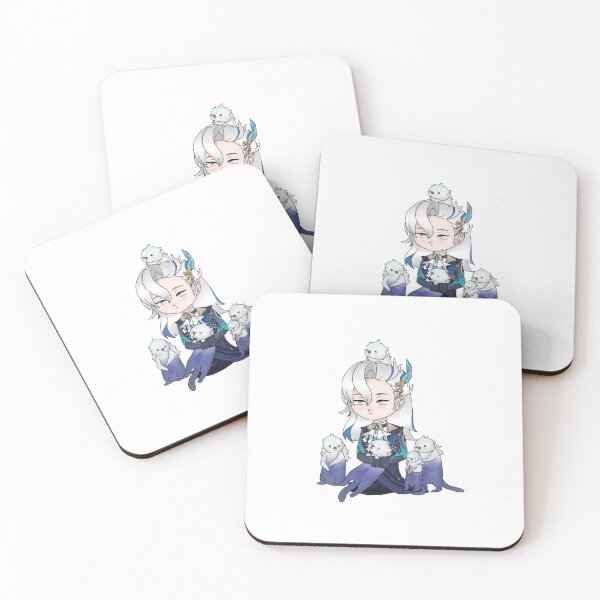 Item preview, Neuvillette and the otters designed and sold by Lysynn.