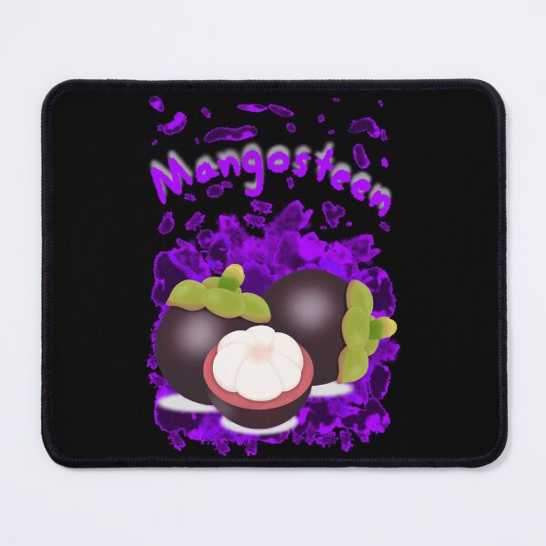 Item preview, Juicy white mangosteen on a bright purple background designed and sold by TiffyChaa.