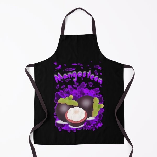 Item preview, Juicy white mangosteen on a bright purple background designed and sold by TiffyChaa.