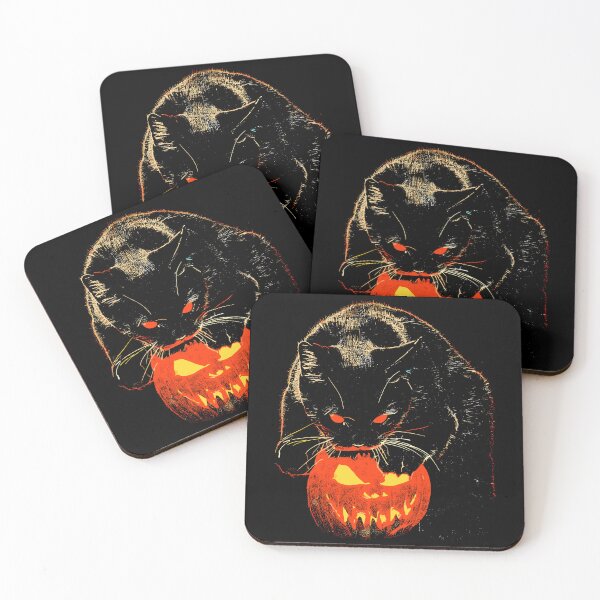 Item preview, Black Cat with Jack-o-lantern designed and sold by donpakundo19.