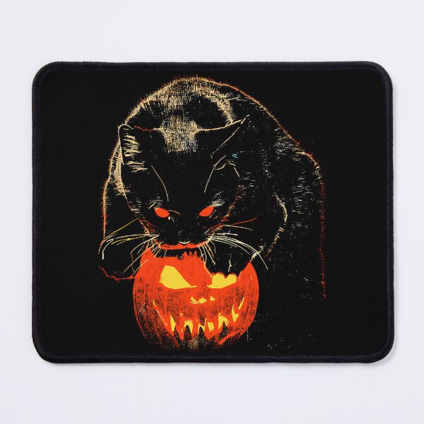 Item preview, Black Cat with Jack-o-lantern designed and sold by donpakundo19.
