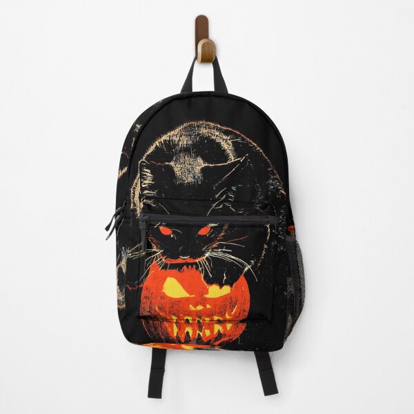 Item preview, Black Cat with Jack-o-lantern designed and sold by donpakundo19.