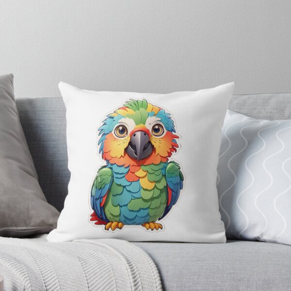 Item preview, Funny Friendly Cartoon Parrot designed and sold by cArtToonShop.