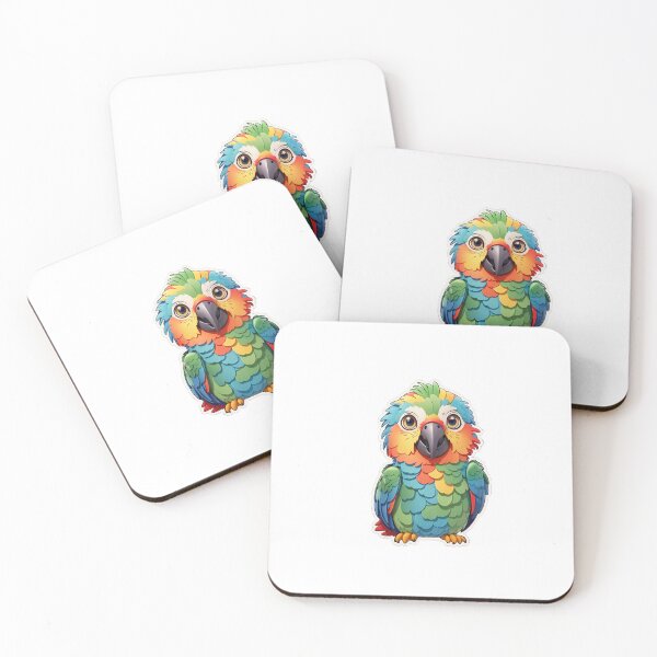 Item preview, Funny Friendly Cartoon Parrot designed and sold by cArtToonShop.