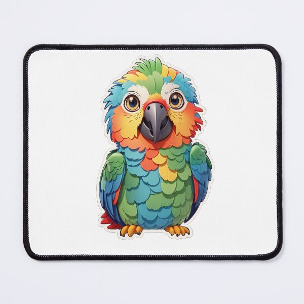 Item preview, Funny Friendly Cartoon Parrot designed and sold by cArtToonShop.