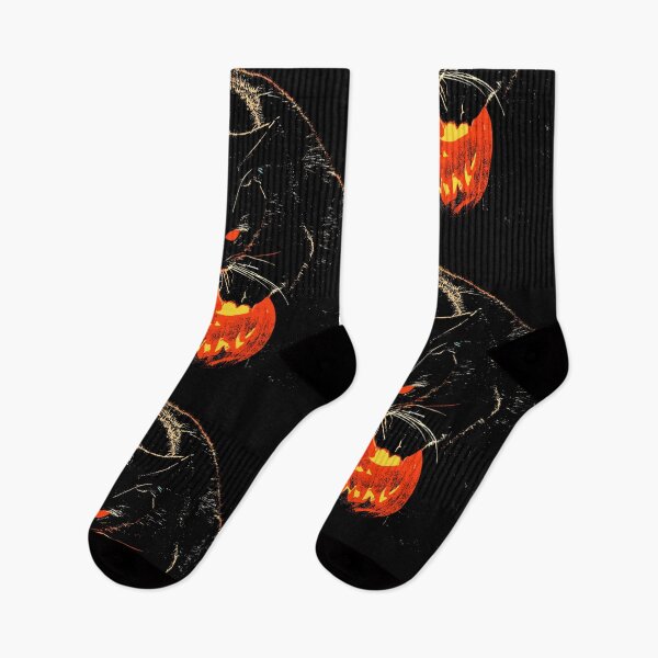 Item preview, Black Cat with Jack-o-lantern designed and sold by donpakundo19.