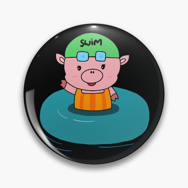 Item preview, Swimming pig designed and sold by Laura-stbr.