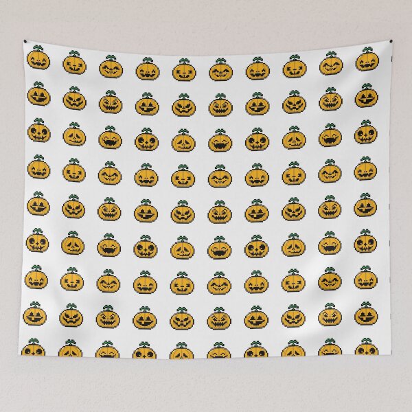 Item preview, Pixel Pumpkins designed and sold by MightyNjal.