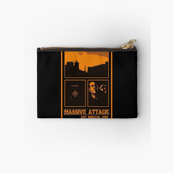 Item preview, MASSIVE ATTACK BRISTOL COLLAGE PRINT ORANGE designed and sold by Campbell0395.