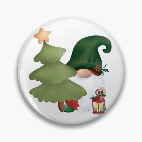 Item preview, Christmas gnomes with lantern and Christmas tree designed and sold by Natalia Ruzhyna.