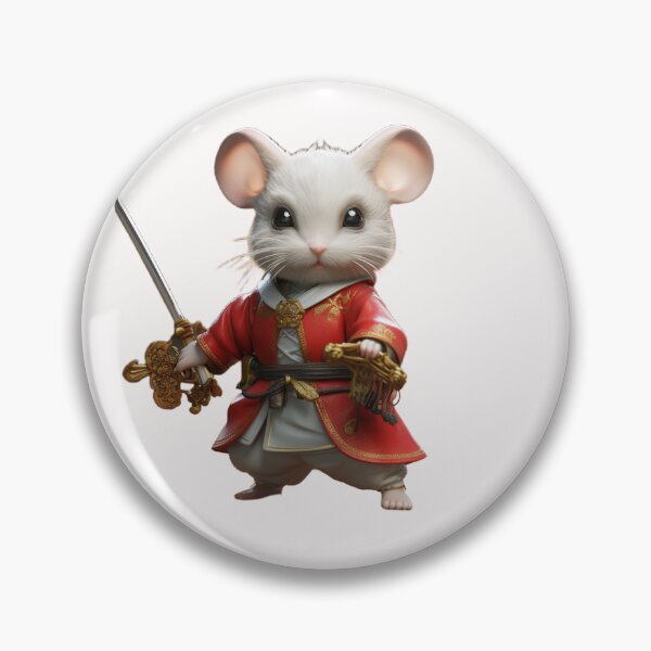 Artikelvorschau, Cartoon-Meerschweinchen-Krieger entworfen und verkauft von Stickermagician.