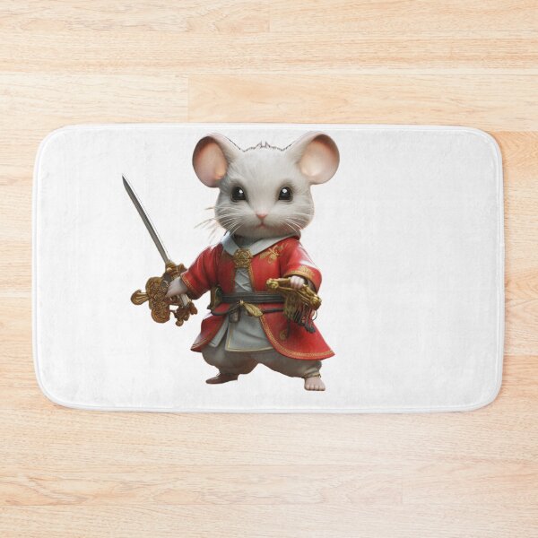 Item preview, Cartoon guinea pig warrior designed and sold by Stickermagician.
