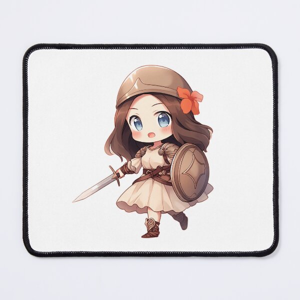 Item preview, Gentle Warrior Girl Chibi designed and sold by RaineDDesigns.