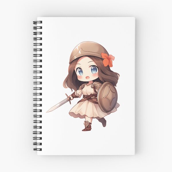 Item preview, Gentle Warrior Girl Chibi designed and sold by RaineDDesigns.