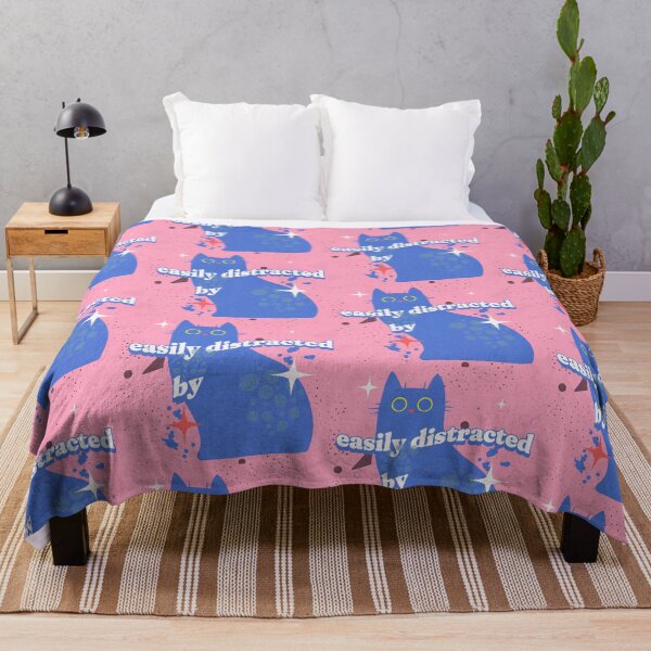 Item preview, Easily Distracted by Cats designed and sold by DafraDesign.