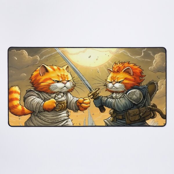 Item preview, Cat fighting with a cat designed and sold by loganjafarov.